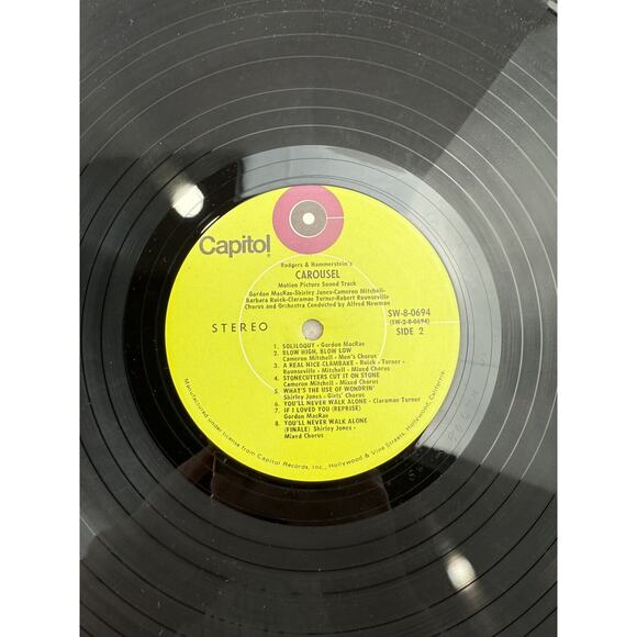 Carousel Motion Picture Soundtrack by Rodgers & Hammerstein Vinyl Record - Picture 7 of 7